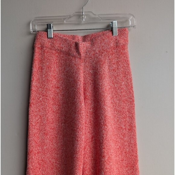 Zara coral knit wide leg trousers - Picture 5 of 7
